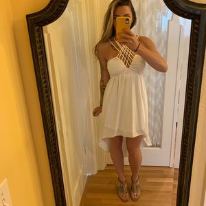 BCbGeneration gorgeous white high-low dress